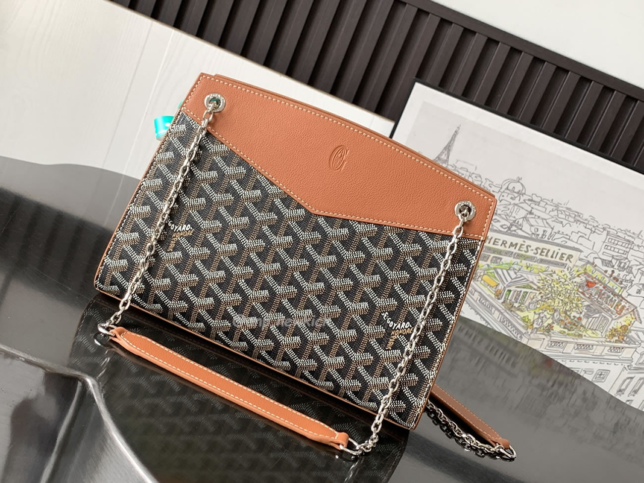 Goyard Rouette Small Hard Version 18 Cm X 9 Cm X 25.5 Cm (11) - newkick.vip